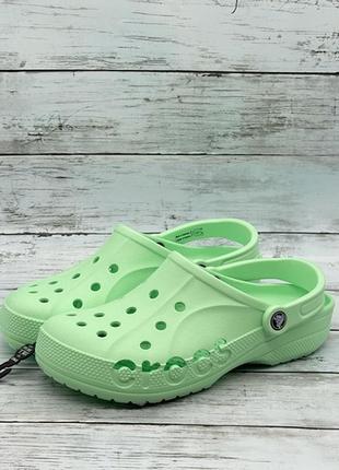 Крокс бая клог фисташковые crocs baya clog pistachio