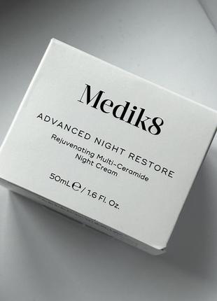 Medik8 advanced night restore 50 ml омолоджуючий, відновлюючий нічний крем для обличчя