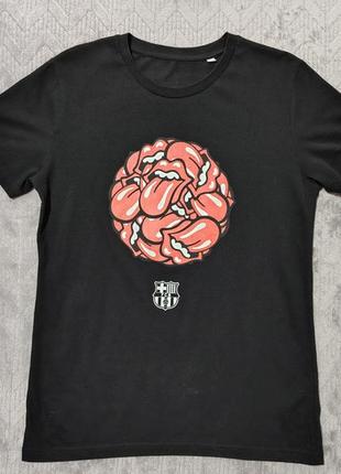 Футболка унісекс з принтом, з бавовни, розмір s