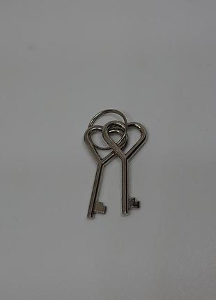 Красивые маленькие ключики для шкатулки в виде сердечка подвеска ключик