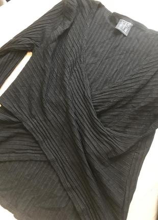 Лонгслив на запах в рубчик