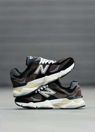 Мужские кроссовки new balance 9060 brown black 40-41-42-43-44