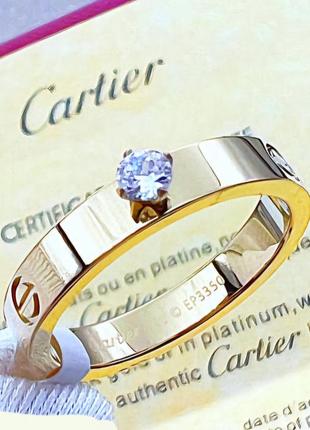 Кольцо в стиле картье лав cartier love,stainless steel