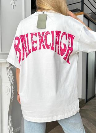 Футболка біла подовжена