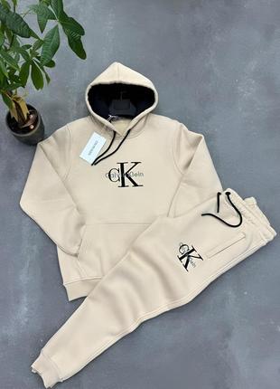 Зимний спортивный костюм на флисе Plus calvin klein