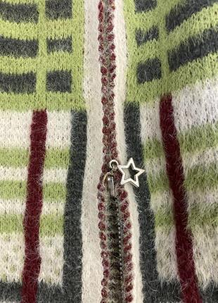 Тепла кофта кардиган на блискавці 7