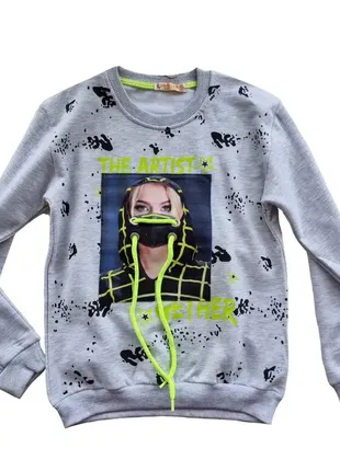 Толстовка для девочки 128-134 см туречки