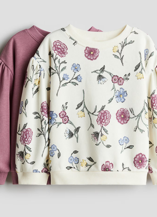Світшоти для дівчинки с рукавами-ліхтариками h&m