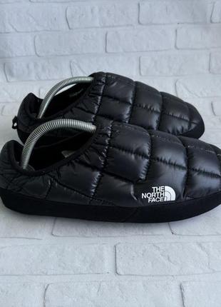 Чорні тапочки тнф the north face tnf 42 размер тапки дутики оригинал