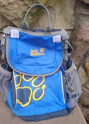 Дитячий оригінальний рюкзак jack wolfskin.