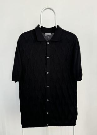 Вязанное поло на пуговицах h&m