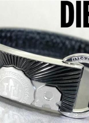Кожаный браслет от diesel.