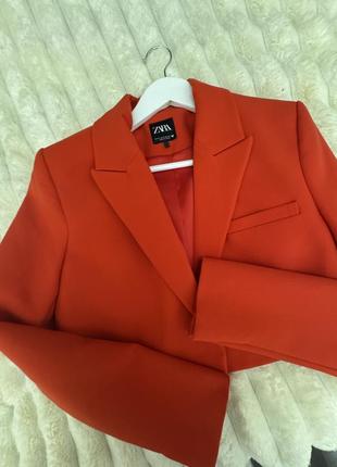 Жакет zara вкорочений