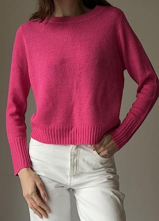 Розовый свитерик