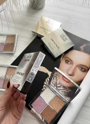 Палетка диор хайлайтер dior румяна