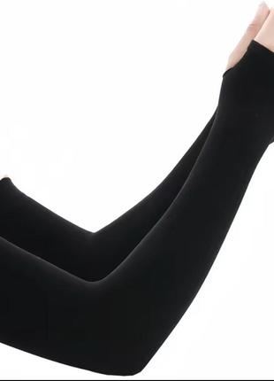 Нарукавники налокітник волейбол баскетбол пара чорні йога танці хілс