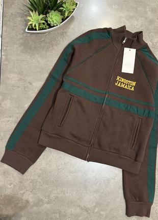 Свитшот zara jamaica худи реглан на молнии свитшот кофта на молнии костюм