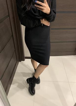 Ботинки черные