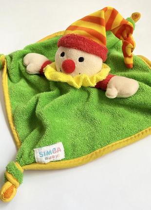 Мягкая игрушка комфортер обнимашка клоун сплюшка simba