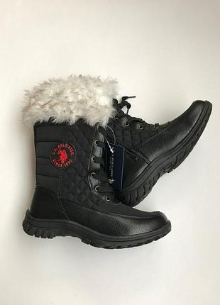 U.s. polo assn. зимние сапоги оригинал