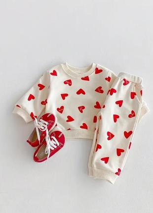Хлопковый детский костюм