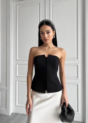 Вишуканий подовжений корсет, корсет на застібці, гранат