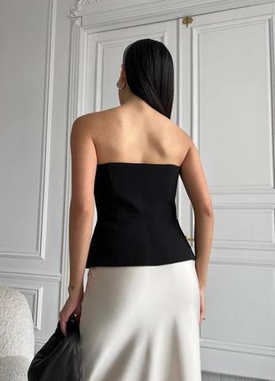 Вишуканий подовжений корсет, корсет на застібці, гранат