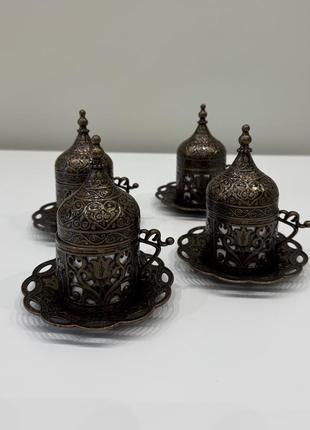 Турецкий кофейный сервиз на 4 персоны