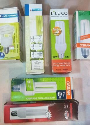 Лампочки люминесцентные lightway, osram / цоколь - e27