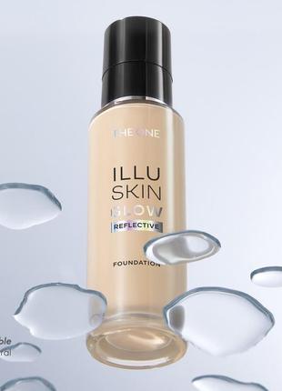Тональна основа з ефектом сяйва the one illuskin glow (46322 слонова кістка)
