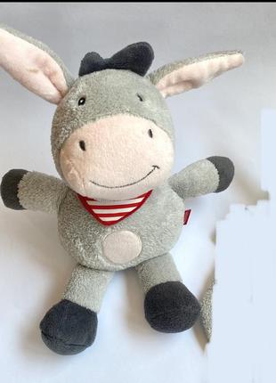 М'яка іграшка ослик, осіл плюшевий м'який babydream
