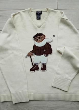 Светр ralph lauren з ведмедем р.48-50