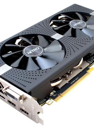 Відеокарта sapphire radeon rx 570 nitro+ 8 gb gddr5 (256 bit) (1244/7000) (displayport , dvi , hdmi)2 фото