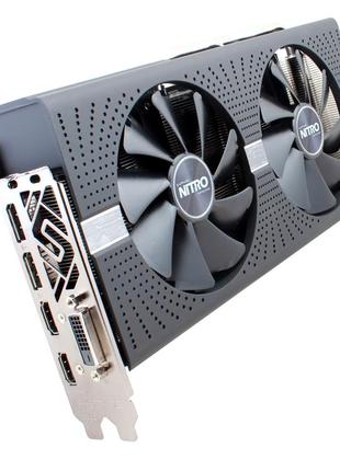 Відеокарта sapphire radeon rx 570 nitro+ 8 gb gddr5 (256 bit) (1244/7000) (displayport , dvi , hdmi)3 фото