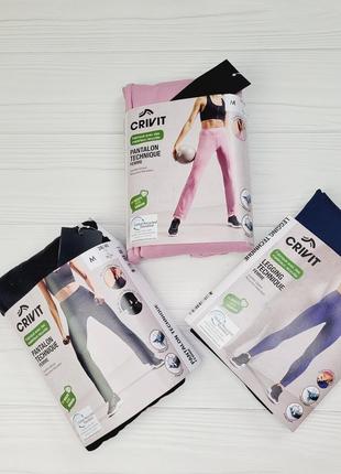 Лосини лосіни легінси спортивні штани crivit eur s,m,l4 фото