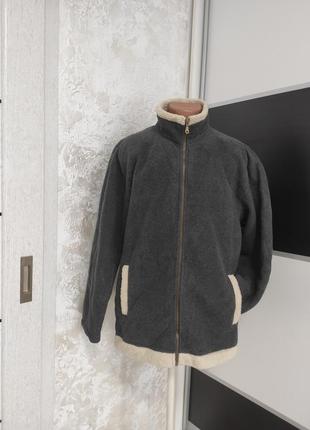 Флісова куртка на хутрі xl-xxl