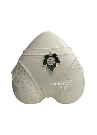 Трусики бразиліана з широким еластичним мереживом