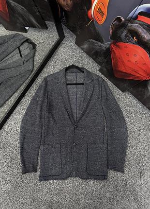 Мужской блейзер пиджак paolo pecora лен