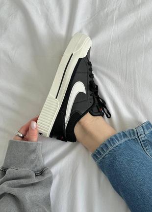 Nike court legacy black кеды кроссовки натуральная кожа