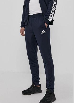 Спортивні штани чоловічі adidas entrada 22 hc 0334 m темно-сині