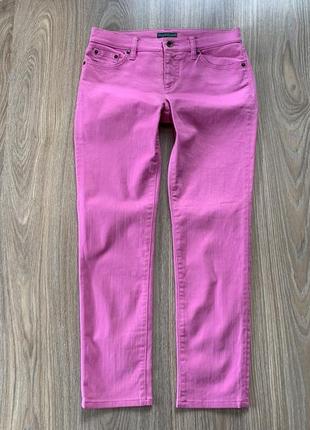 Жіночі рожеві стрейчеві джинси lauren jeans company