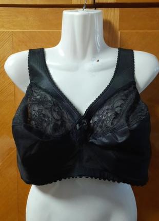 Красивый мягкий бюстгалтер с кружевом р.42 dd от glamorise, без косточек