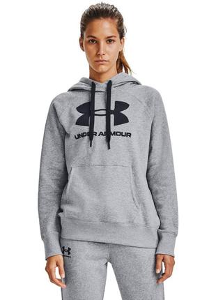 Жіноче утеплене худі under armour оригінал / кофта з капюшоном на флісі