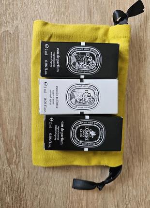 Набор миниатюр diptyque