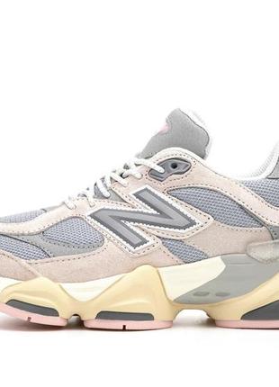 Женские кроссовки new today 9060 beige grey pink