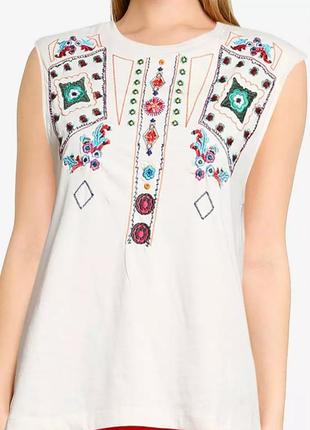 Футболка с подплечниками desigual