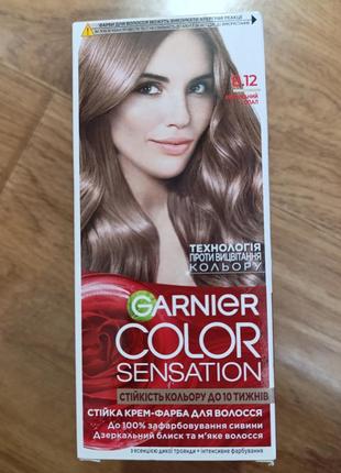 Фарба для волосся garnier 8.12 опал, нова терміни в нормі