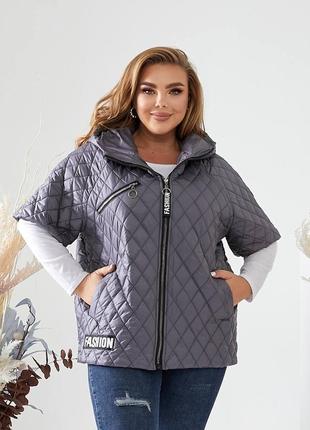 Жіноча жилетка з рукавами