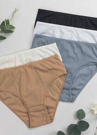 Труси сліпи жіночі в рубчик nicoleta туреччина батал 2xl, 3xl , 4xl 124243-45
