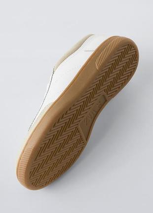 Кожаные кроссовки zara, кеды самба